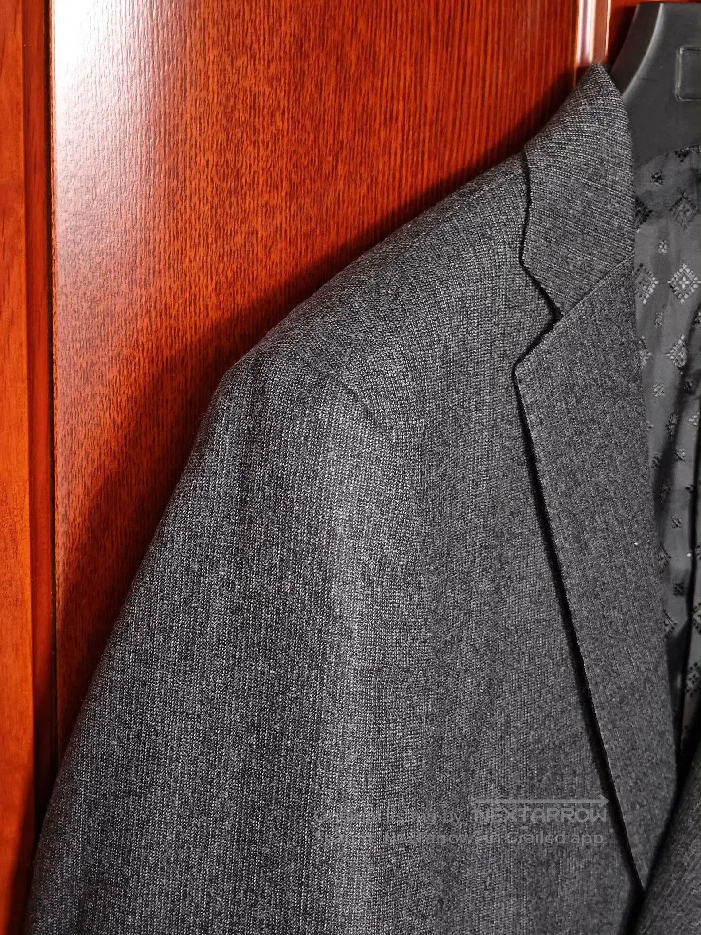 Japanese Brand Italian Custom Wool Suit with Stripes. Size US M / EU 48-50 / 2 - 7 Thumbnail