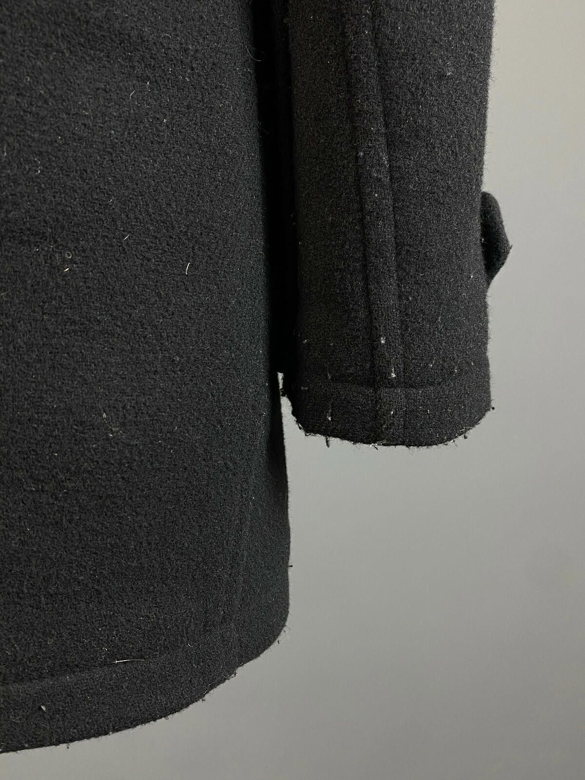 Barbour Barbor Black Wool Full Zip Toggle Buttons Coat Jacket Size 6 Size M / US 6-8 / IT 42-44 - 8 Thumbnail