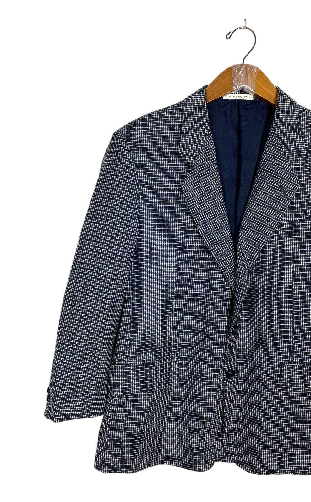 Givenchy Rare‼️ Vintage Givenchy Checked Blazer Made in Japan Size US M / EU 48-50 / 2 - 2 Thumbnail