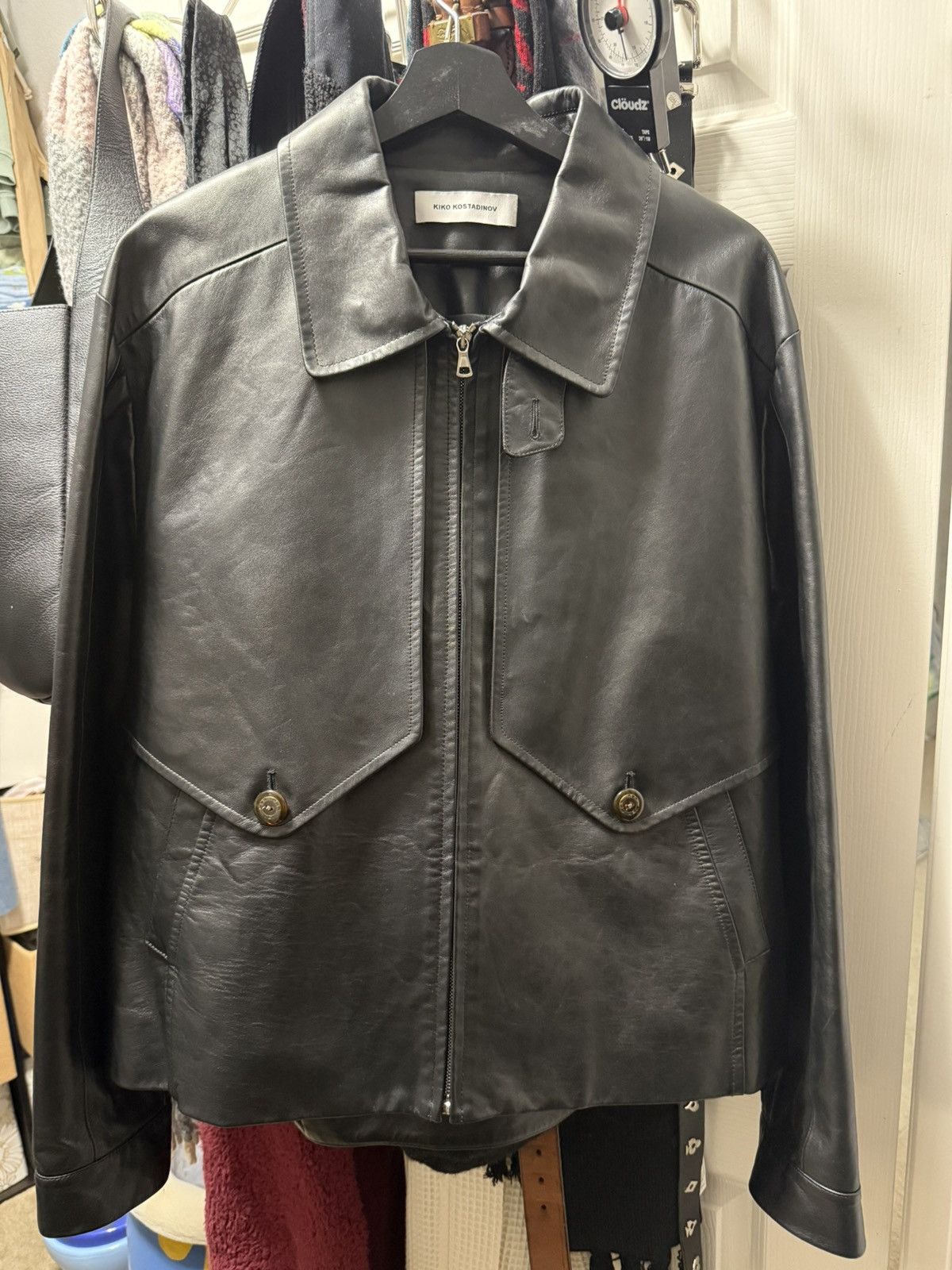Kiko Kostadinov Kiko Kostadinov SS23 Leather Murad Blouson | Grailed