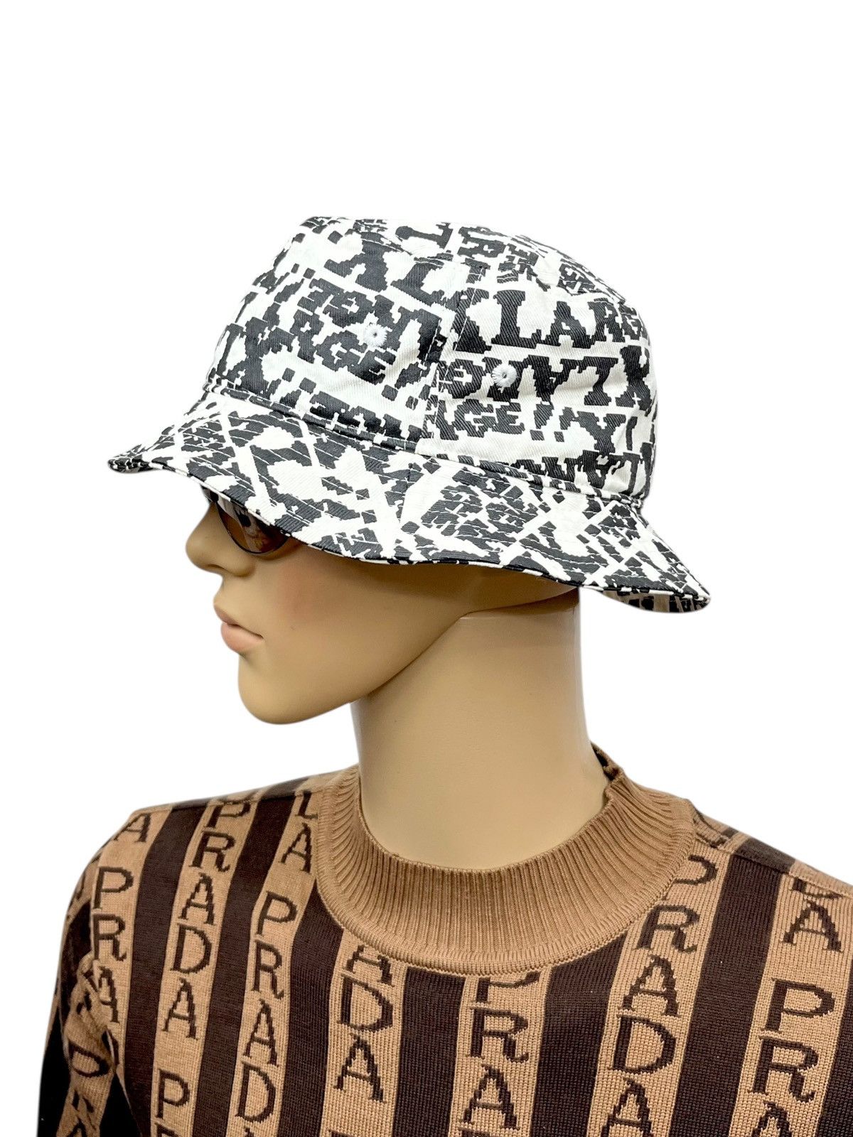Sex Skateboards 🔥Hip Hop 90’s X-LARGE Monogram Bucket Hat Dior Style Jnco Size ONE SIZE - 2 Thumbnail