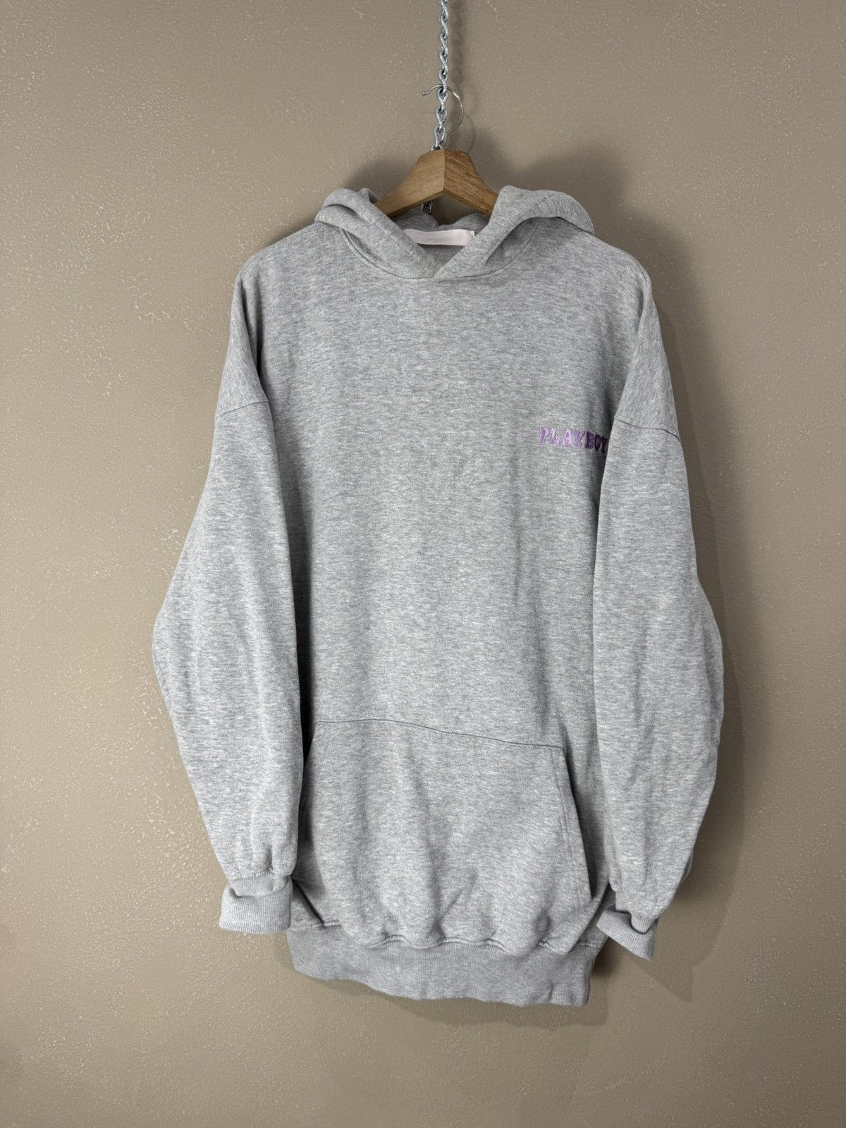 Playboy Playboy hoodie vintage big logo back Oversize white band Size US M / EU 48-50 / 2 - 2 Thumbnail