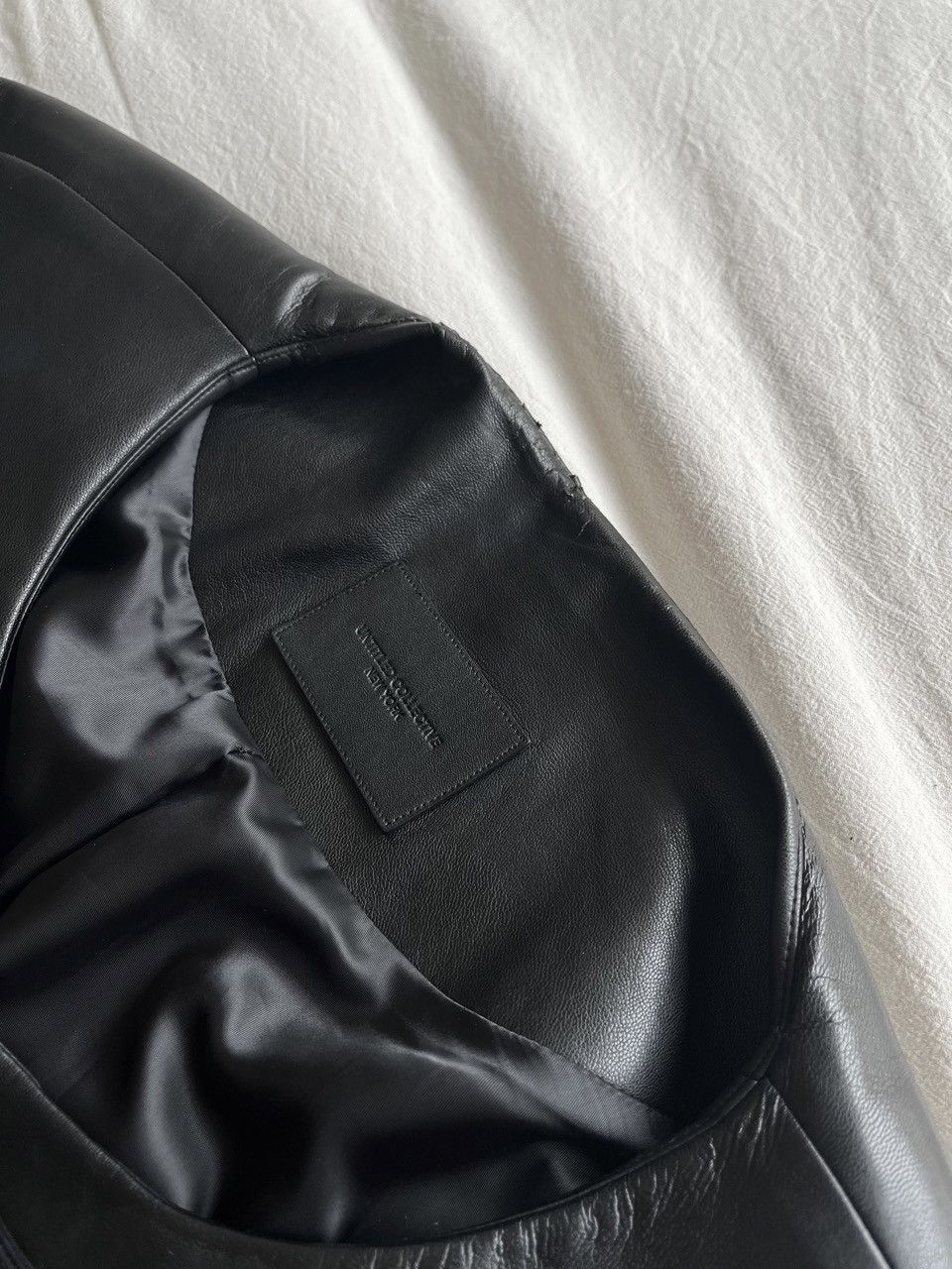 Other Untitled Collective New York - Rare Faux Leather Jacket (L) Size US L / EU 52-54 / 3 - 6 Thumbnail