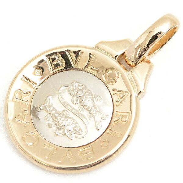 Bvlgari Bvlgari Bvlgari Horoscope Pisces Pendant 750YG×WG Gold Metal Pendant 75923 in Great Condition Size ONE SIZE - 1 Thumbnail