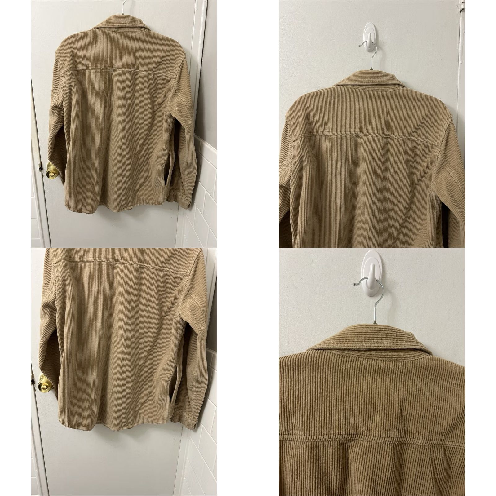 Buffalo David Bitton Buffalo David Bitton Corduroy Shirt Jacket Mens M Tan Shacket Pockets L/S Vintage: No Size US M / EU 48-50 / 2 - 8 Thumbnail
