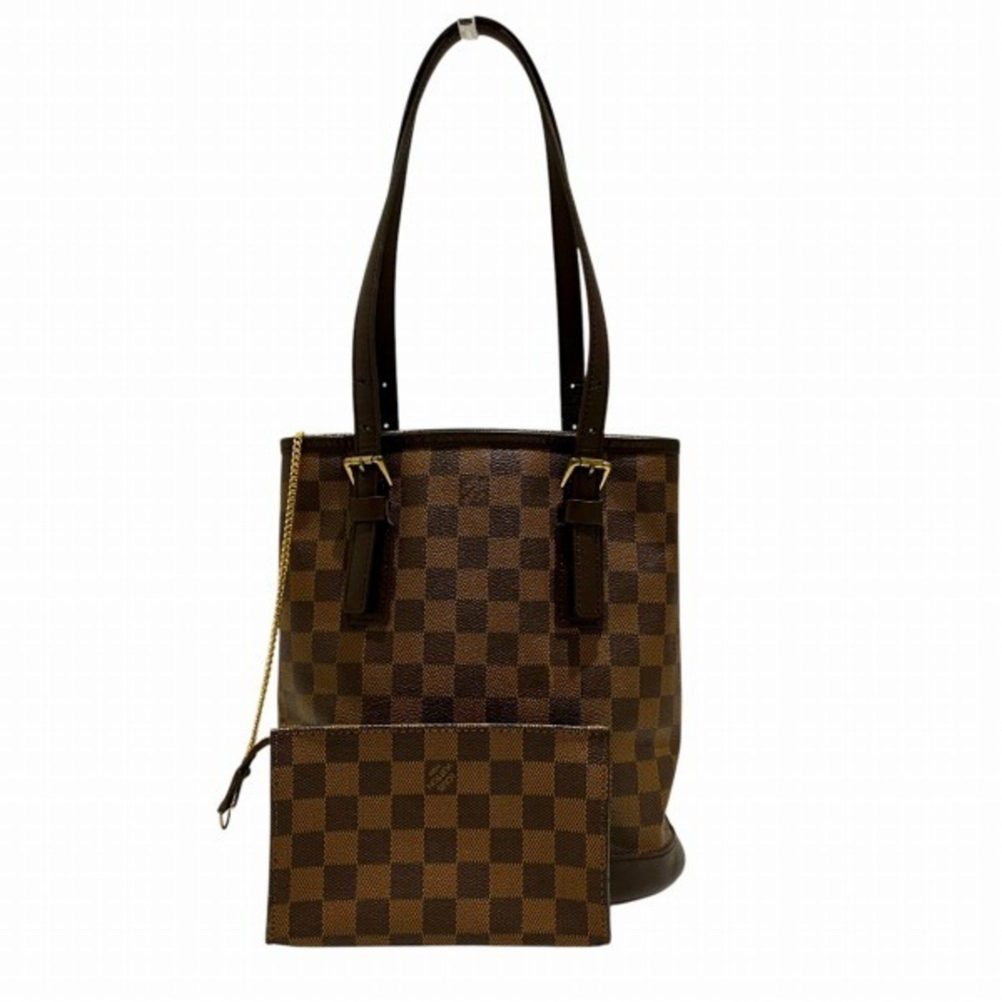 Louis Vuitton Damier Marais N42240 Bag Tote Women's in Brown