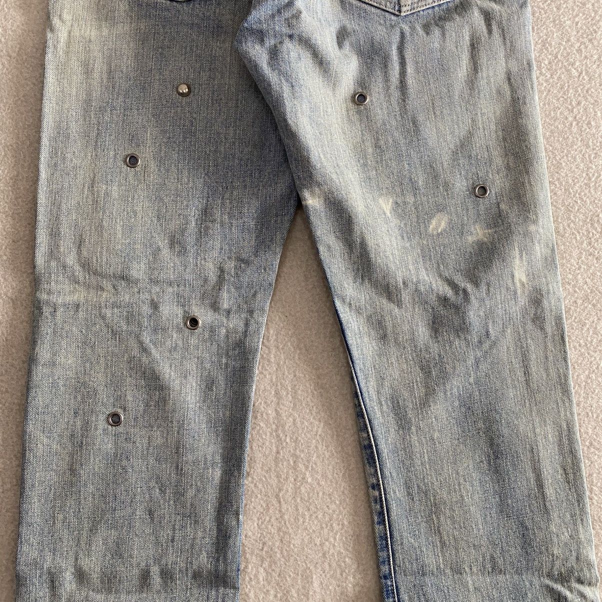 If Six Was Nine × Japanese Brand Rnainc Slang Distressed Sashiko Denim w32 Size US 32 / EU 48 - 7 Thumbnail