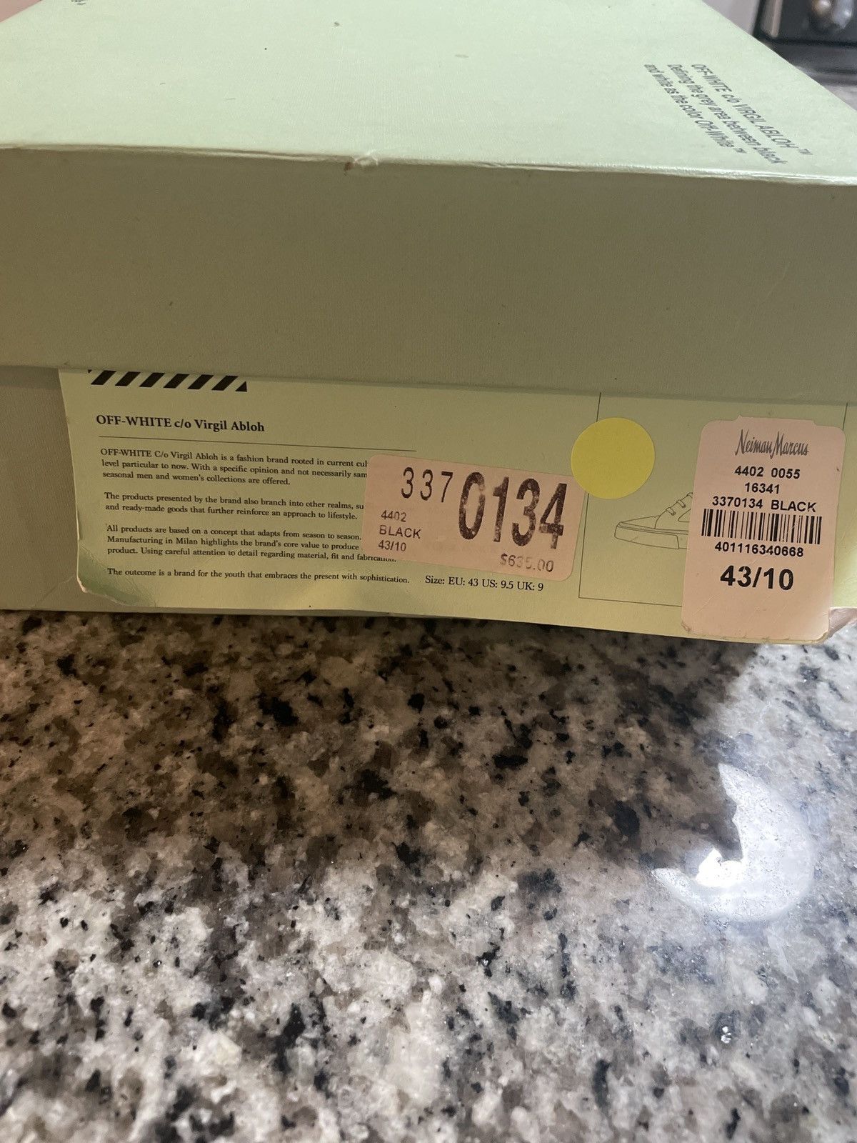 Off-White Off-white Vulc skate (Virgil abloh) Size US 10 / EU 43 - 12 Thumbnail