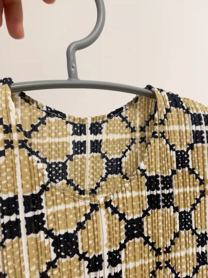 issey miyake size:3 Four-leaf clover vest
