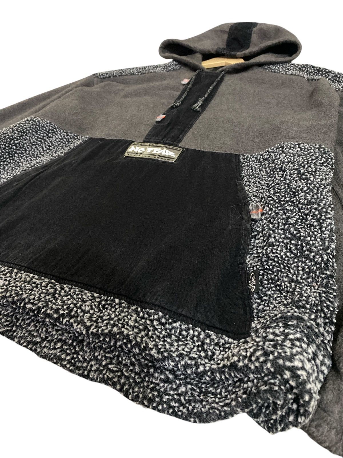 No Fear × Vintage Vintage No Fear Anorak Half Zipper Fleece Rare Design Size US XL / EU 56 / 4 - 4 Thumbnail