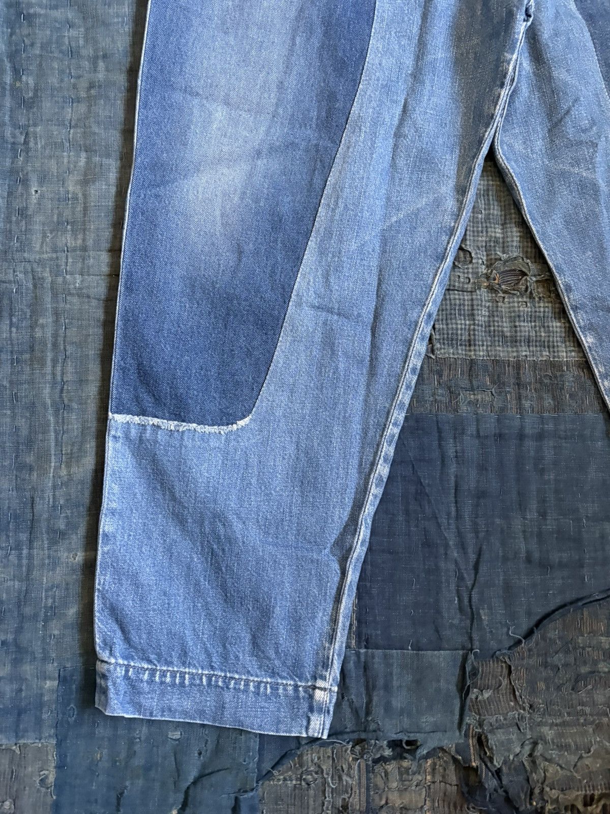 Kapital Kountry Kapital patchwork denim Dakota pants Size US 30 / EU 46 - 5 Thumbnail