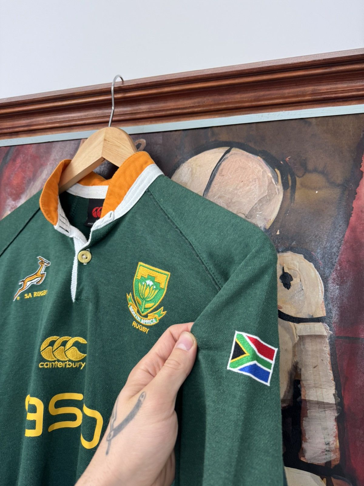 Cotton Traders South Africa Rugby Jersey Vintage Cotton Traders Longsleeve Size US S / EU 44-46 / 1 - 3 Thumbnail