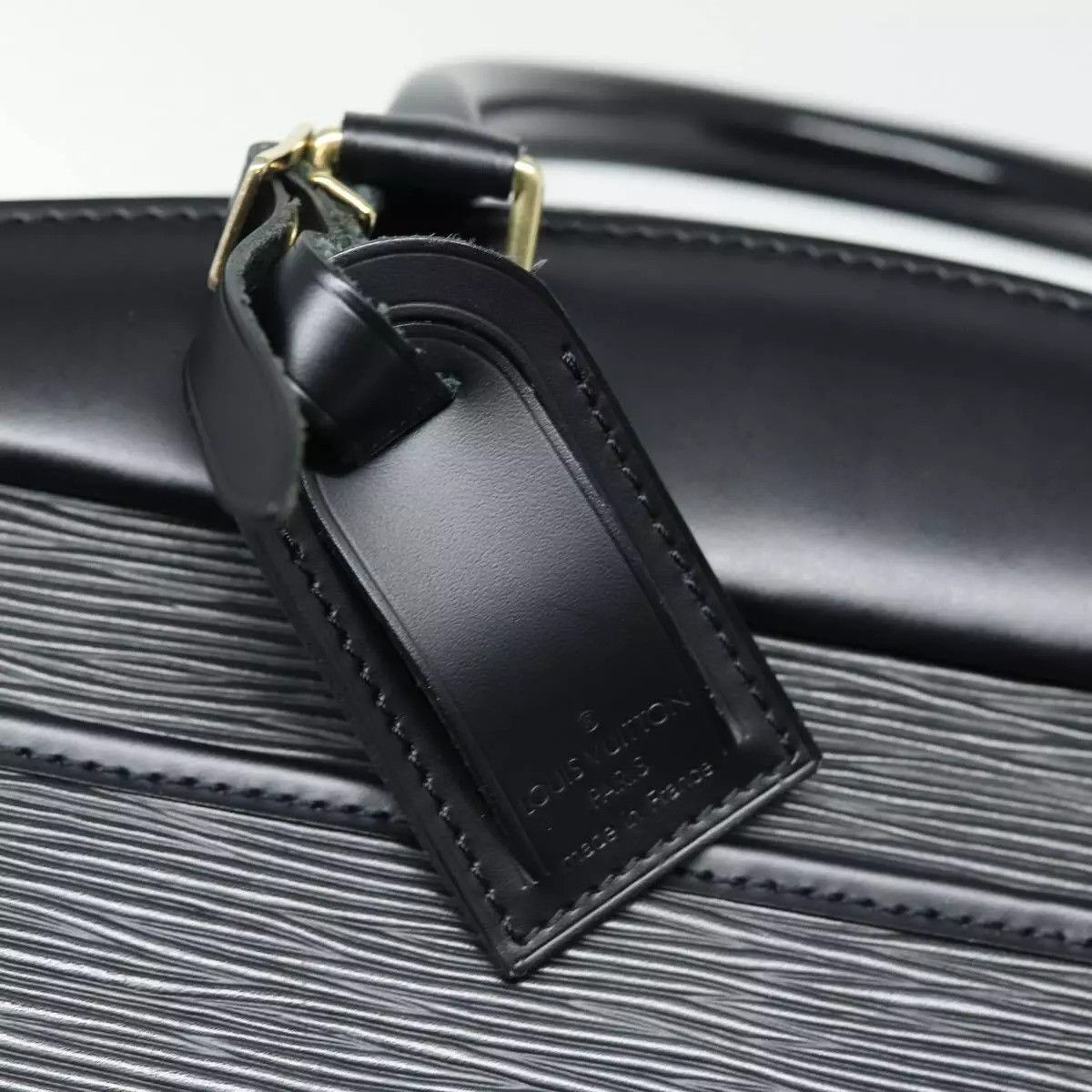 Louis Vuitton LOUIS VUITTON Epi Riviera Hand Bag Noir Black Size ONE SIZE - 6 Thumbnail