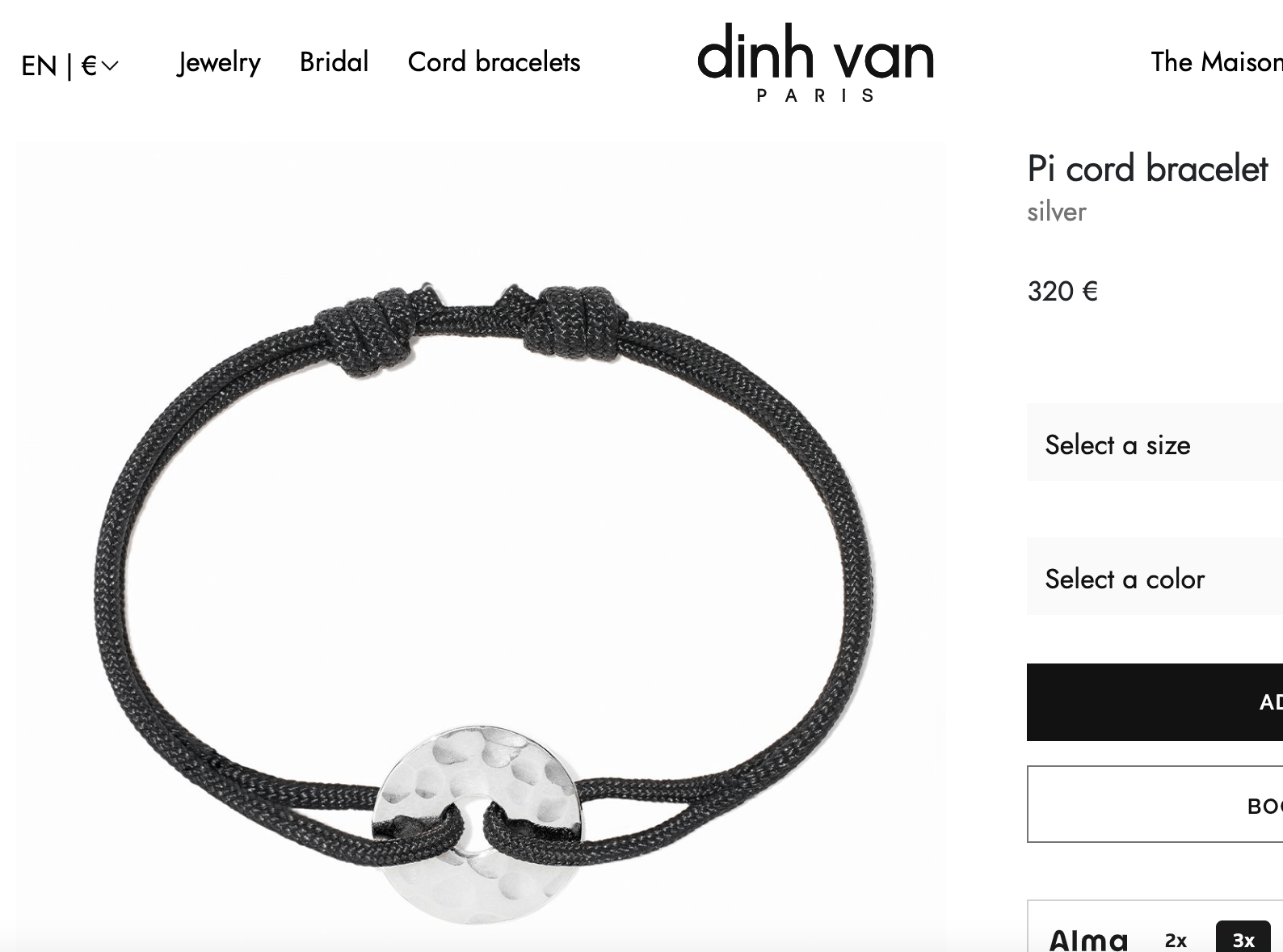 Other Dinh Van - Set of 2 Satin Cord Bracelets - New Size ONE SIZE - 7 Thumbnail
