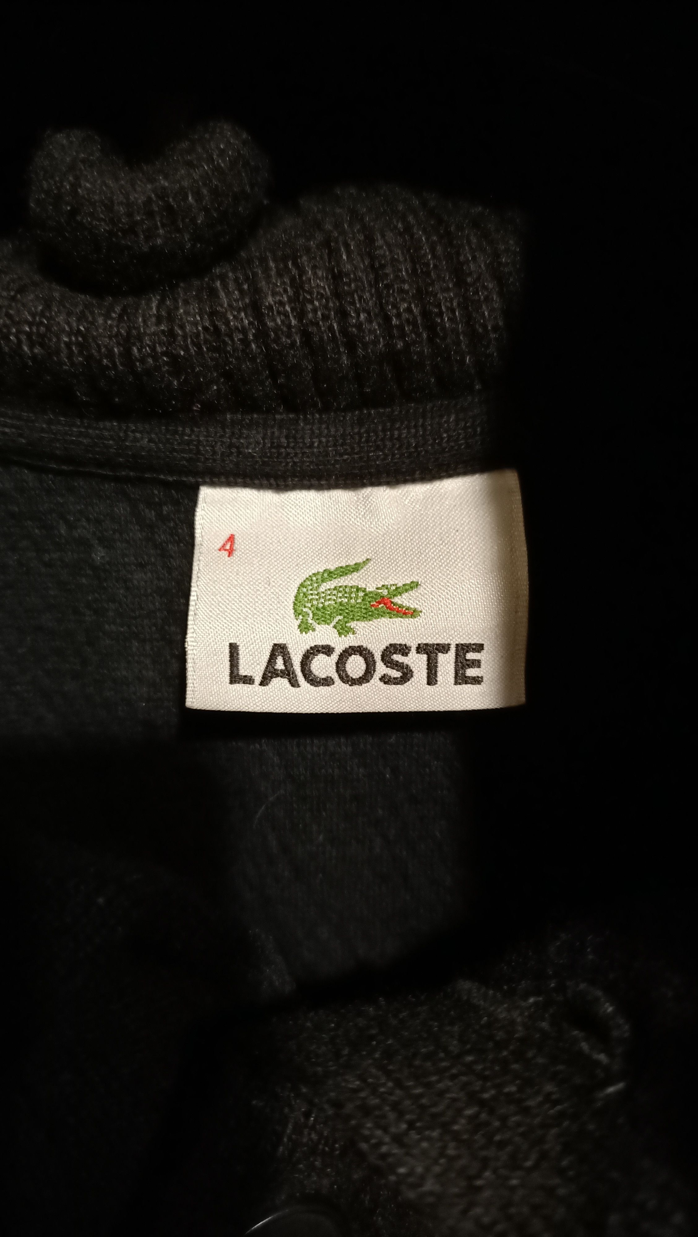Lacoste Vintage Lacoste black sweater Size US M / EU 48-50 / 2 - 3 Thumbnail