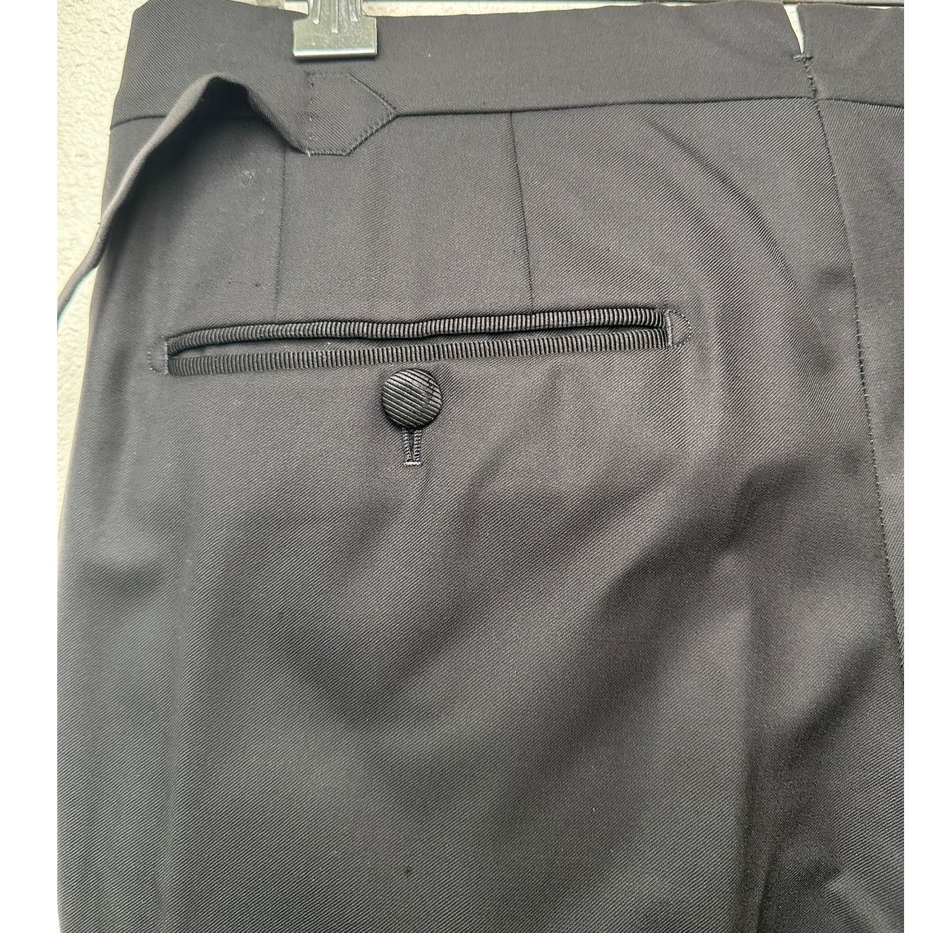 Tom Ford Tom Ford Black Tuxedo Trousers Size 46 Grosgrain Side Stripe Size US 30 / EU 46 - 8 Thumbnail