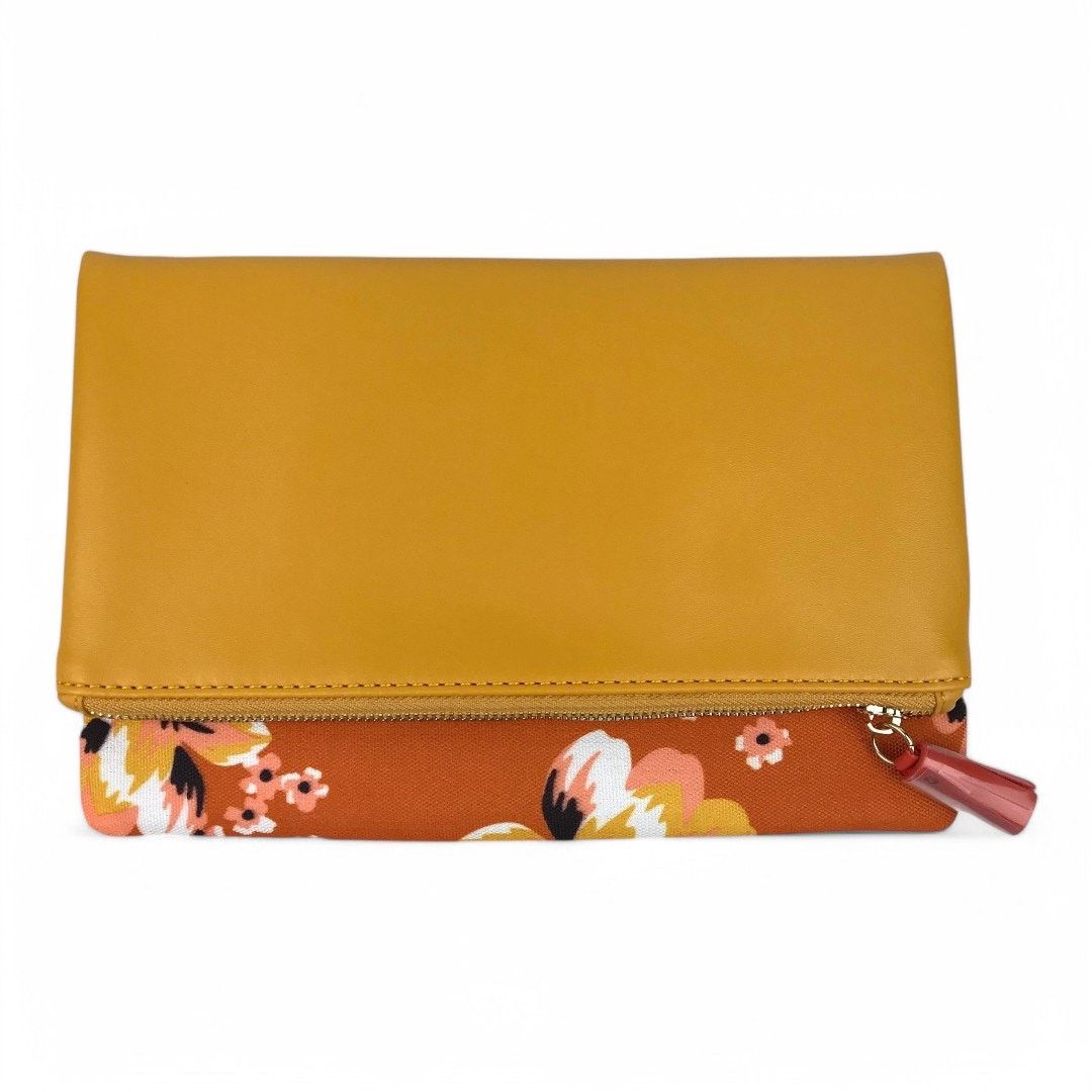 Other Rachel Pally Zahara Reversible Clutch Purse Orange Floral Size ONE SIZE - 4 Thumbnail