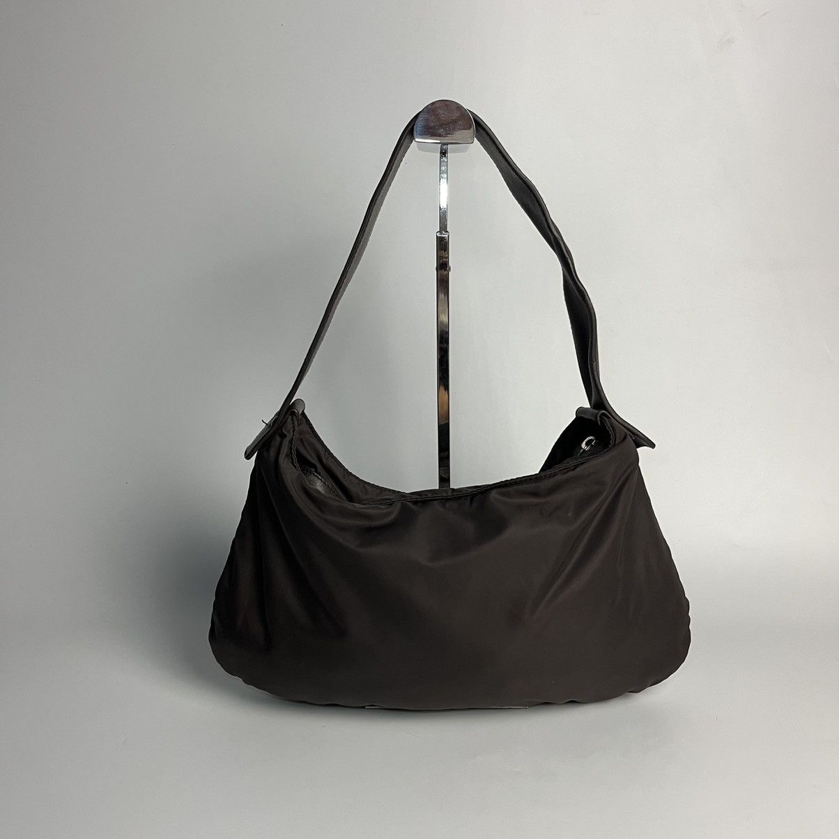 Moncler Moncler 2006 Nylon Shoulder Bag in Brown Size ONE SIZE - 4 Thumbnail