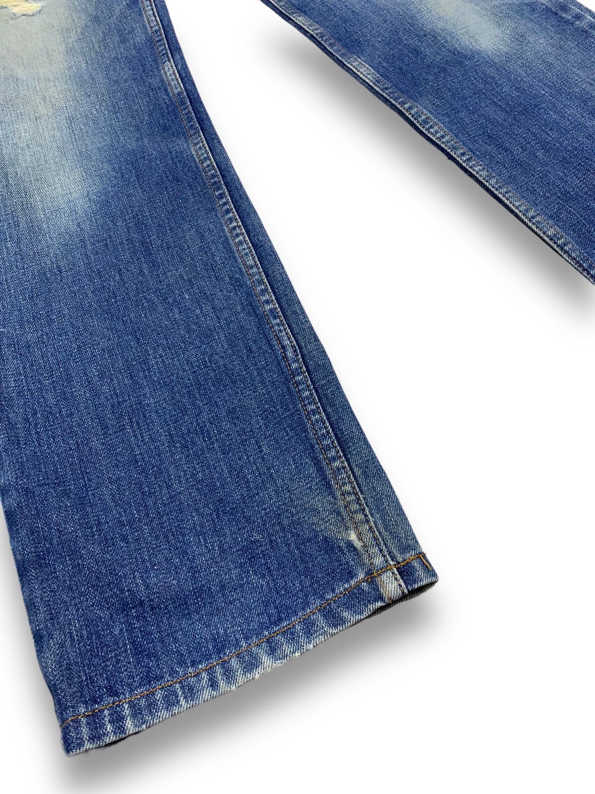 Levi's Vintage 90s Levis Red Tab Distressed Bush Denim Pants Size US 29 - 8 Thumbnail