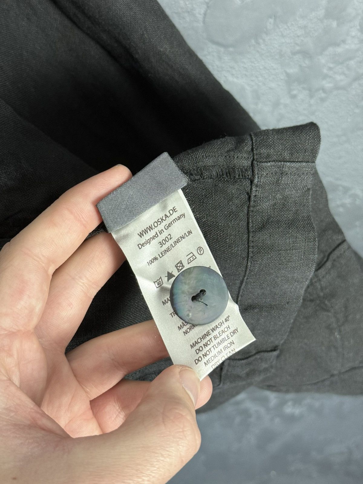 OSKA OSKA Black Light Linen Twill Button Front Jacket Sz1 Regular Size S / US 4 / IT 40 - 9 Thumbnail