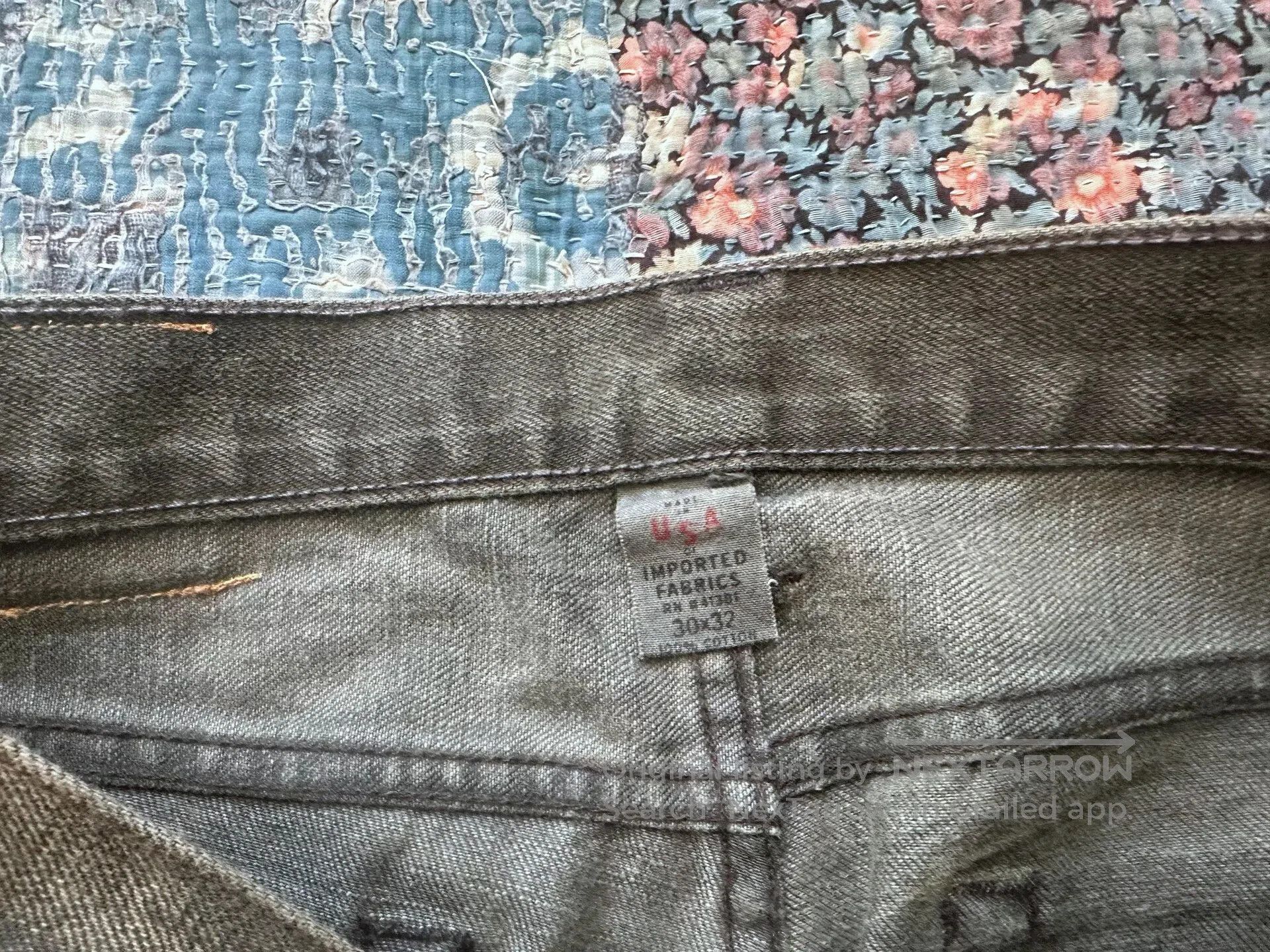 RRL Ralph Lauren distressed slim fit washed denim jeans. Size US 30 / EU 46 - 5 Thumbnail