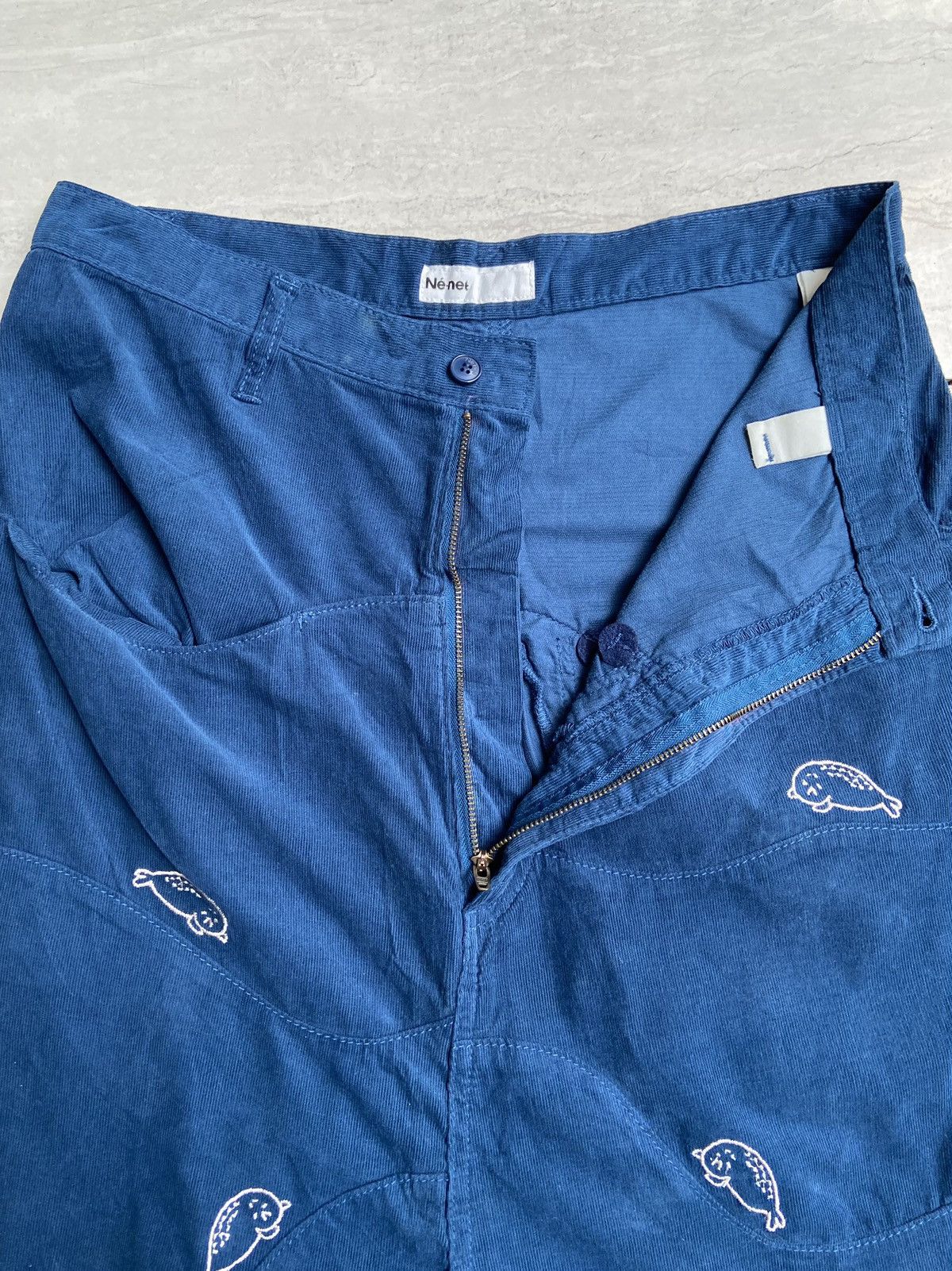 Issey Miyake NE-NET Blue Balloon Pants Size US 30 / EU 46 - 9 Thumbnail
