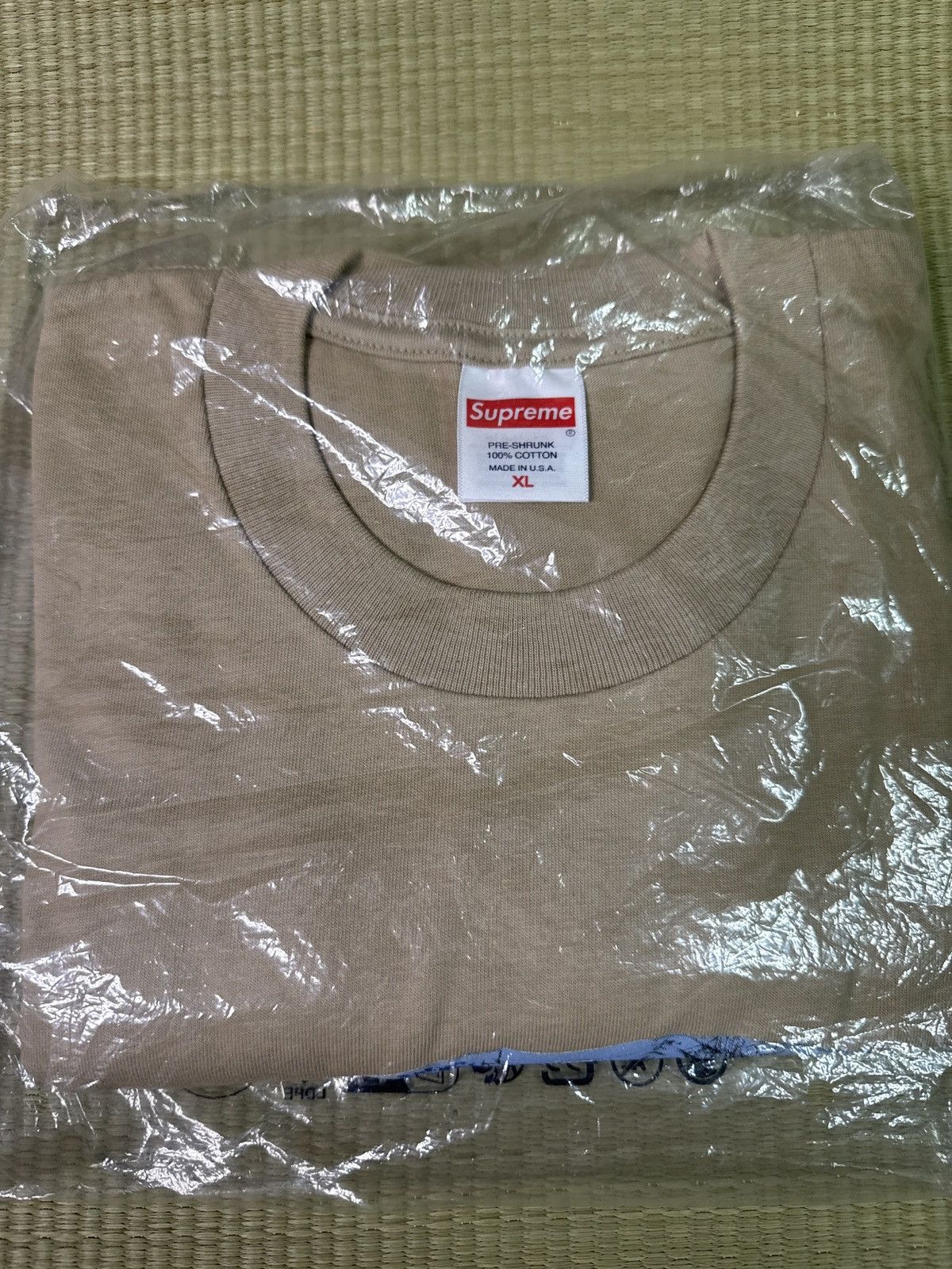 Supreme New Supreme 30th Anniversary First Tee XL Khaki Size US XL / EU 56 / 4 - 4 Thumbnail