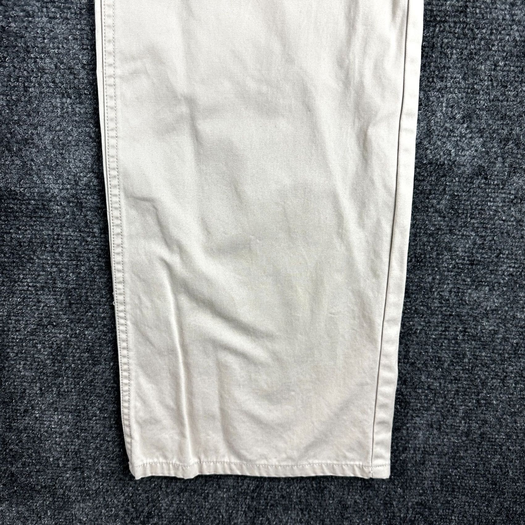 Bonobos Bonobos Pants Mens Beige Cotton Chino Boot Fit Washed Size 35 Size US 35 - 2 Thumbnail