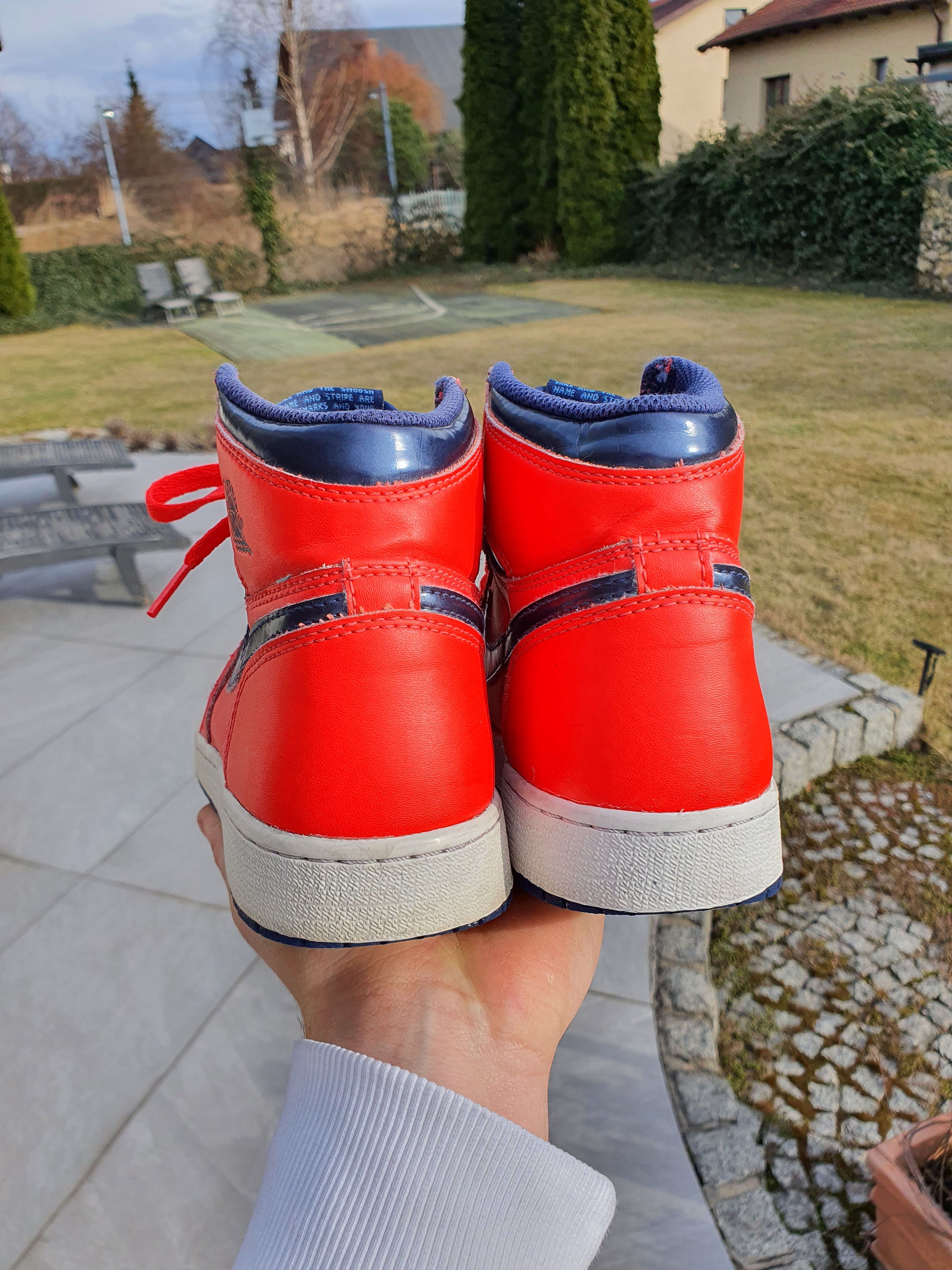 Jordan Brand × Nike 2015 Vintage Nike Air Jordan 1 Retro David Letterman (GS) Size US 6 / IT 36 - 3 Thumbnail