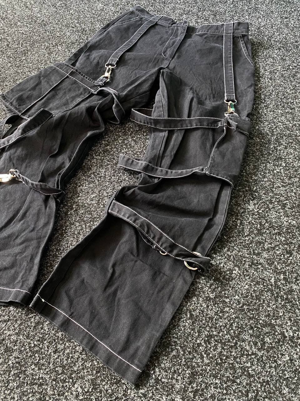 20471120 × Japanese Brand BANDAGE PARACHUTE JUNYA WATANABE STYLE CARGO PANTS JEANS Y2K Size US 30 / EU 46 - 3 Thumbnail