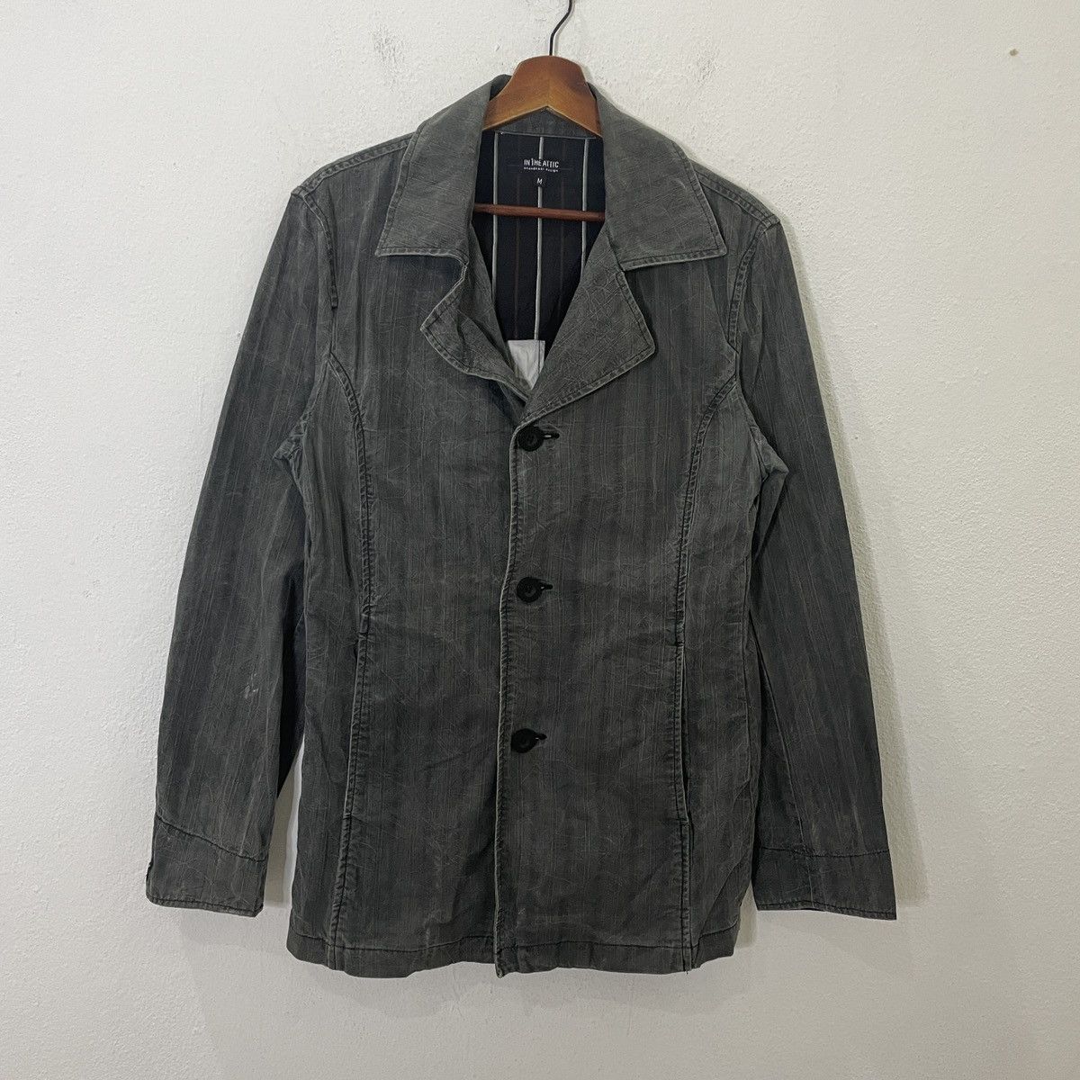 In The Attic Vintage In The Attic Stripe Coat Jacket Size US S / EU 44-46 / 1 - 1 Thumbnail