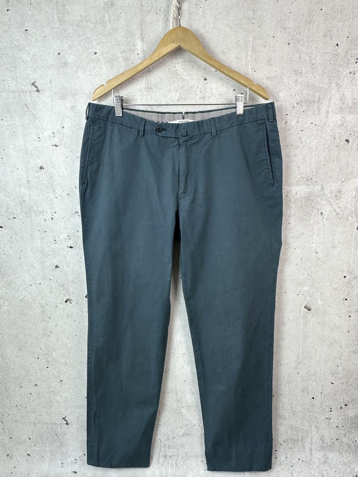 Ermenegildo Zegna Ermenegildo Zegna Slim-fit Blue Cotton Men’s Chino Pants Size US 36 / EU 52 - 1 Thumbnail