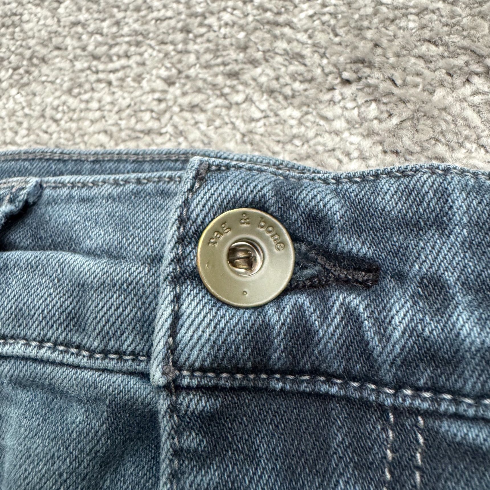 Rag & Bone RAG & BONE Fit 2 Denim Jeans Mens 31x32 Slim Straight Mid Rise Blue 5-Pocket Designer Classic Mens Size US 31 - 2 Thumbnail