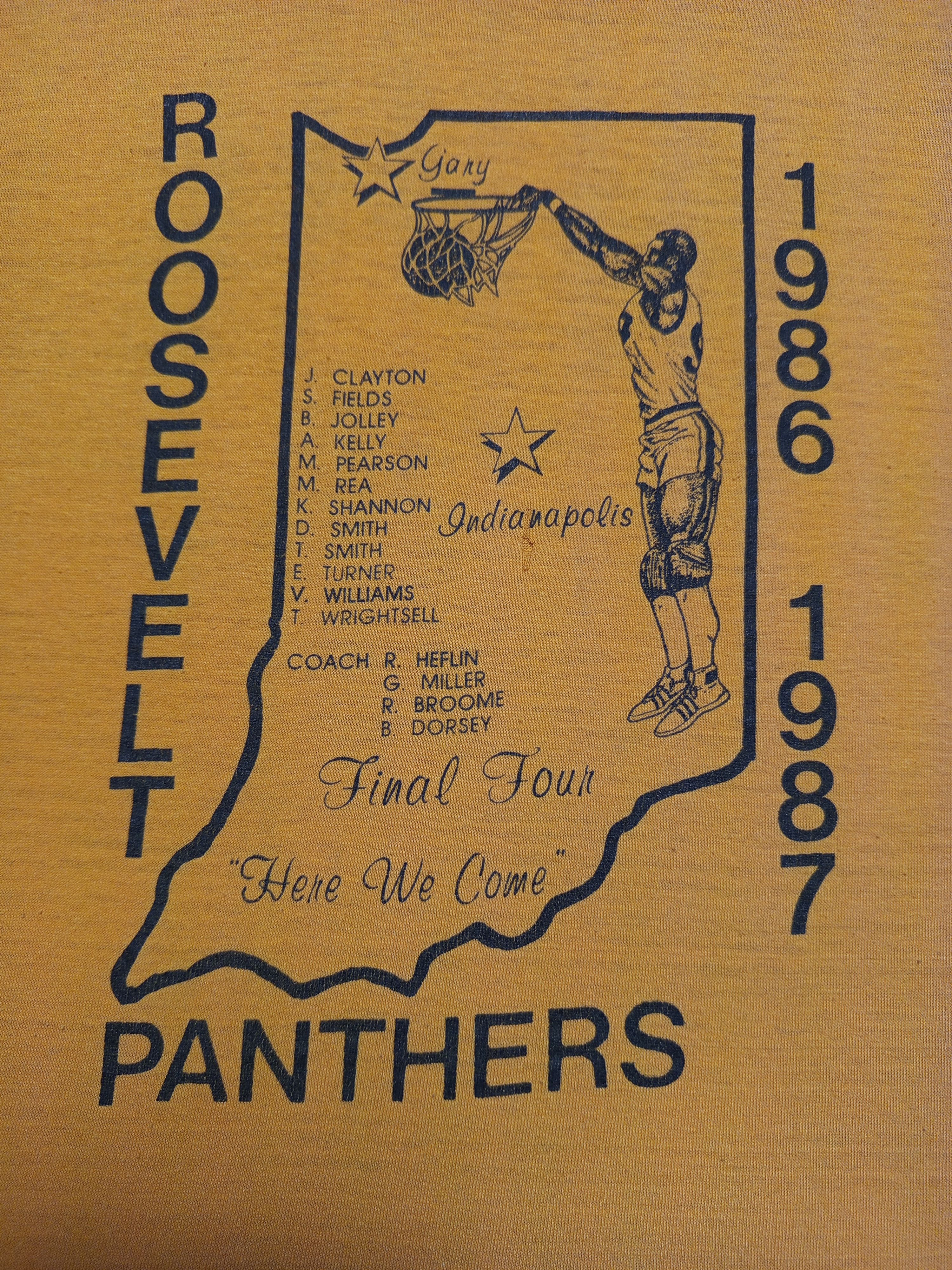 If Six Was Nine × Vintage Vintage Roosevelt Panthers 80s T-shirt Size US XS / EU 42 / 0 - 1 Thumbnail