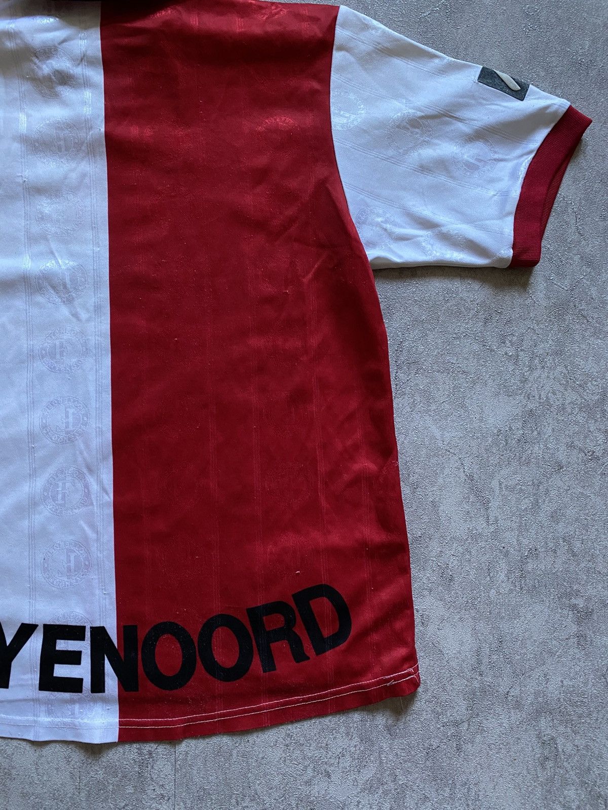 Adidas 1997/98 Feyenoord Rotterdam Home Adidas Jersey Made in UK Size US S / EU 44-46 / 1 - 9 Thumbnail