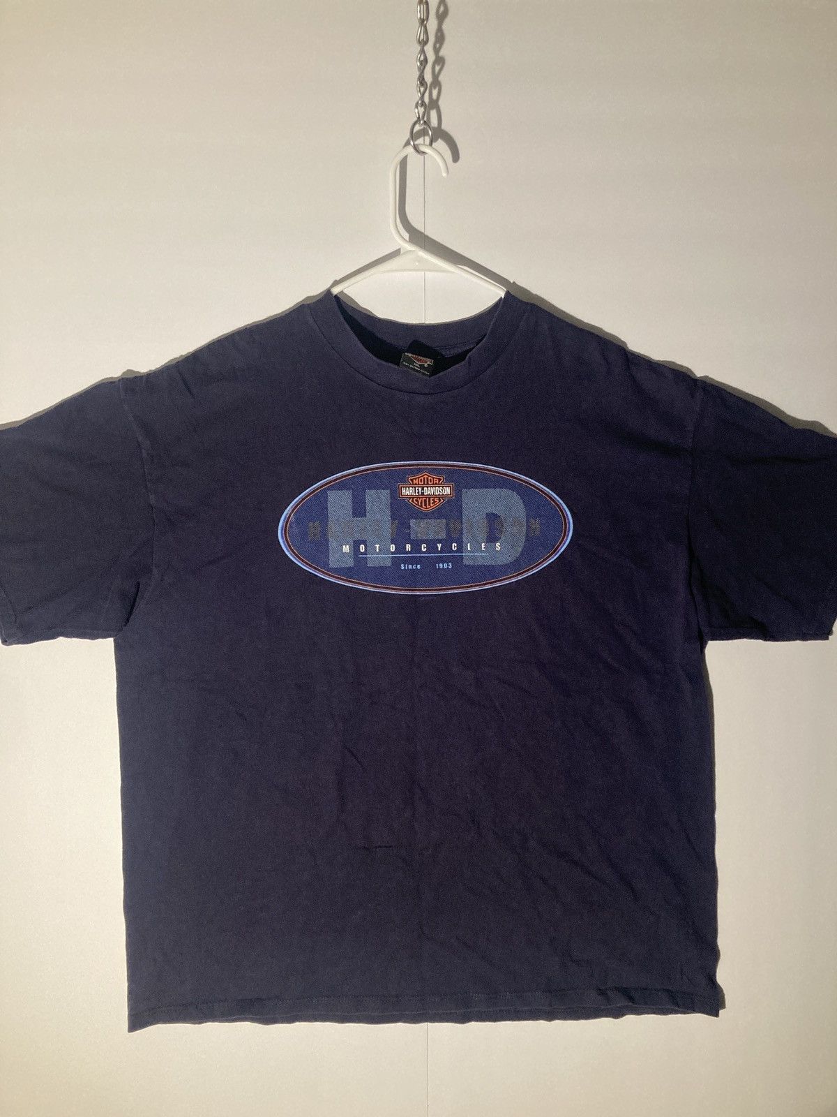 Harley Davidson × Vintage Vintage Harley Davidson Carlton Graphic Tee Size US XXL / EU 58 / 5 - 2 Thumbnail