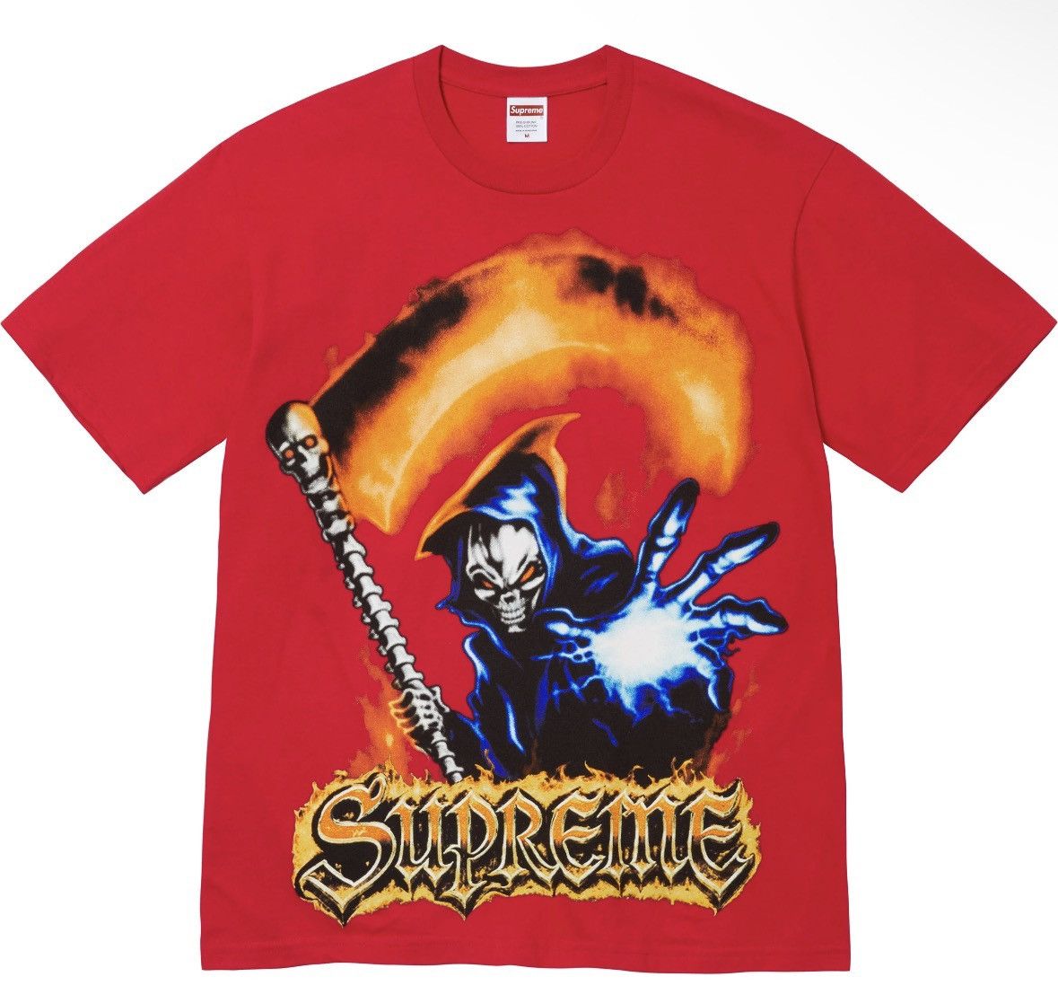 Supreme Supreme grim reaper tee large red new in bag Size US L / EU 52-54 / 3 - 5 Thumbnail