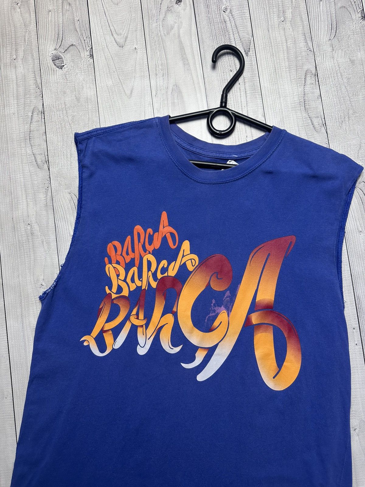 Vintage Vintage Nike Barcelona soccer tee blue size M Size US M / EU 48-50 / 2 - 2 Thumbnail