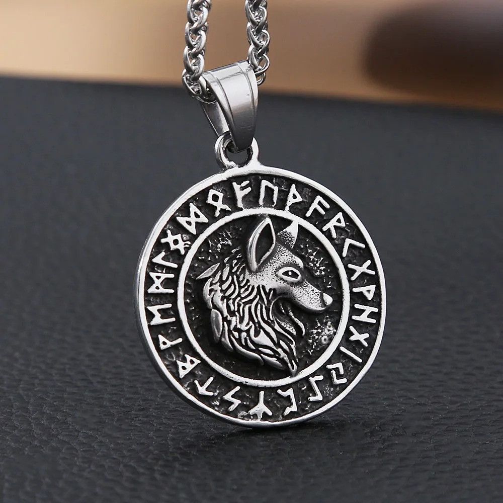 Other Vintage Viking Wolf Pendant Necklace Size ONE SIZE - 6 Thumbnail