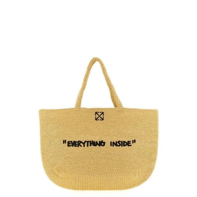 Off-White OFF WHITE Jitney Beige Tote Bag New Size ONE SIZE - 1 Thumbnail