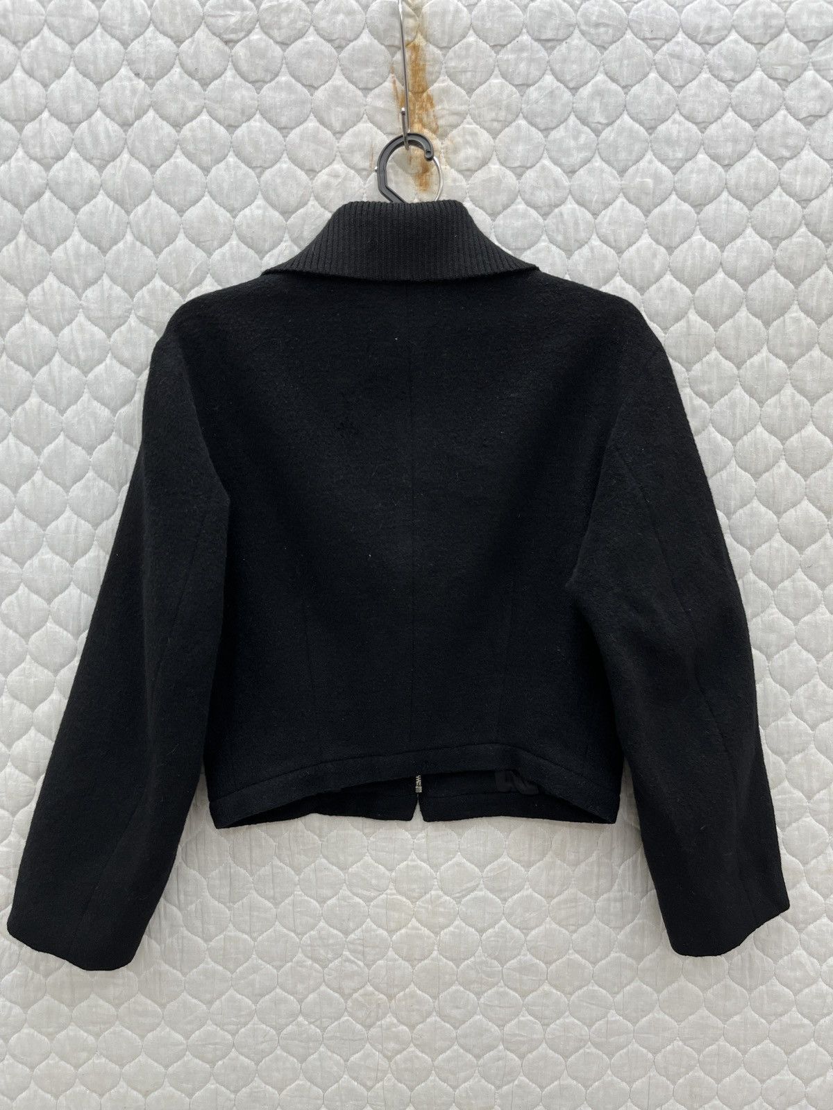 Yohji Yamamoto 🔥ARCHIVE🔥VINTAGE WORKSHOP YOHJI YAMAMOTO CROPPED WOOL JACKET Size M / US 6-8 / IT 42-44 - 4 Thumbnail