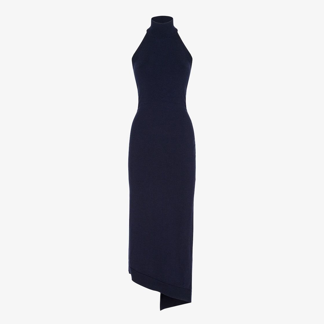 Fendi o1w1db10325 FZDB93 Maxi Dress in Navy Blue Size XL / US 12-14 / IT 48-50 - 1 Thumbnail