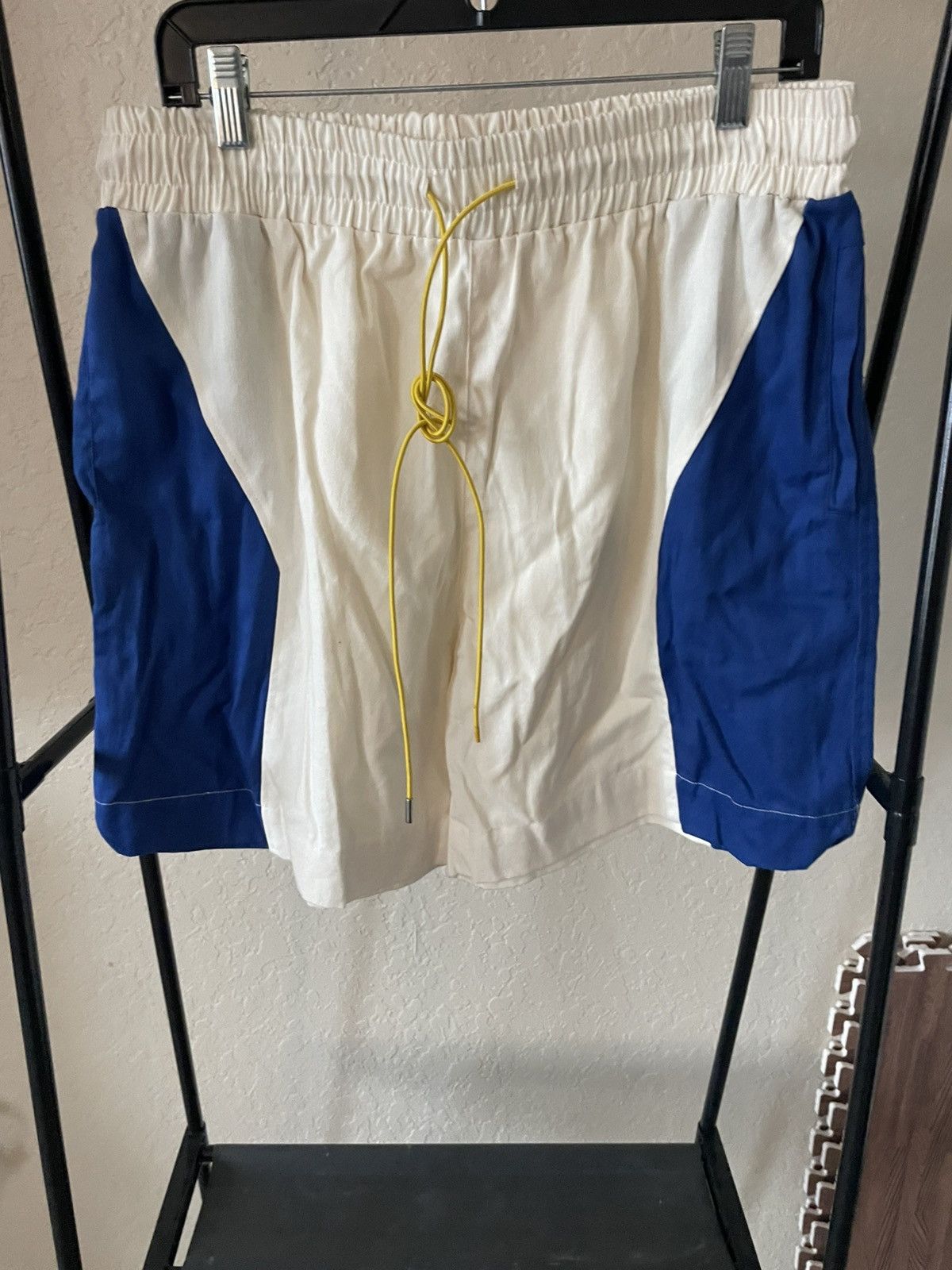 MNML Twill Racing Drawstring Shorts nwt Size US 34 / EU 50 - 2 Thumbnail