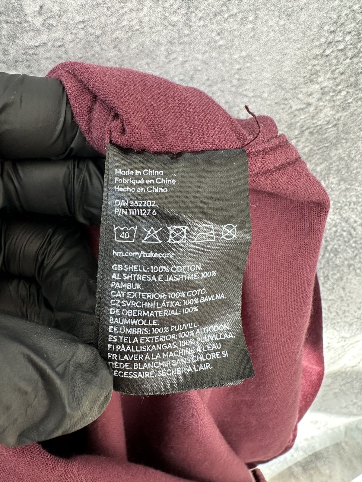H&M H&M Velour Button Up Shirt Long Sleeve Old Money Burgundy Size US S / EU 44-46 / 1 - 13 Thumbnail