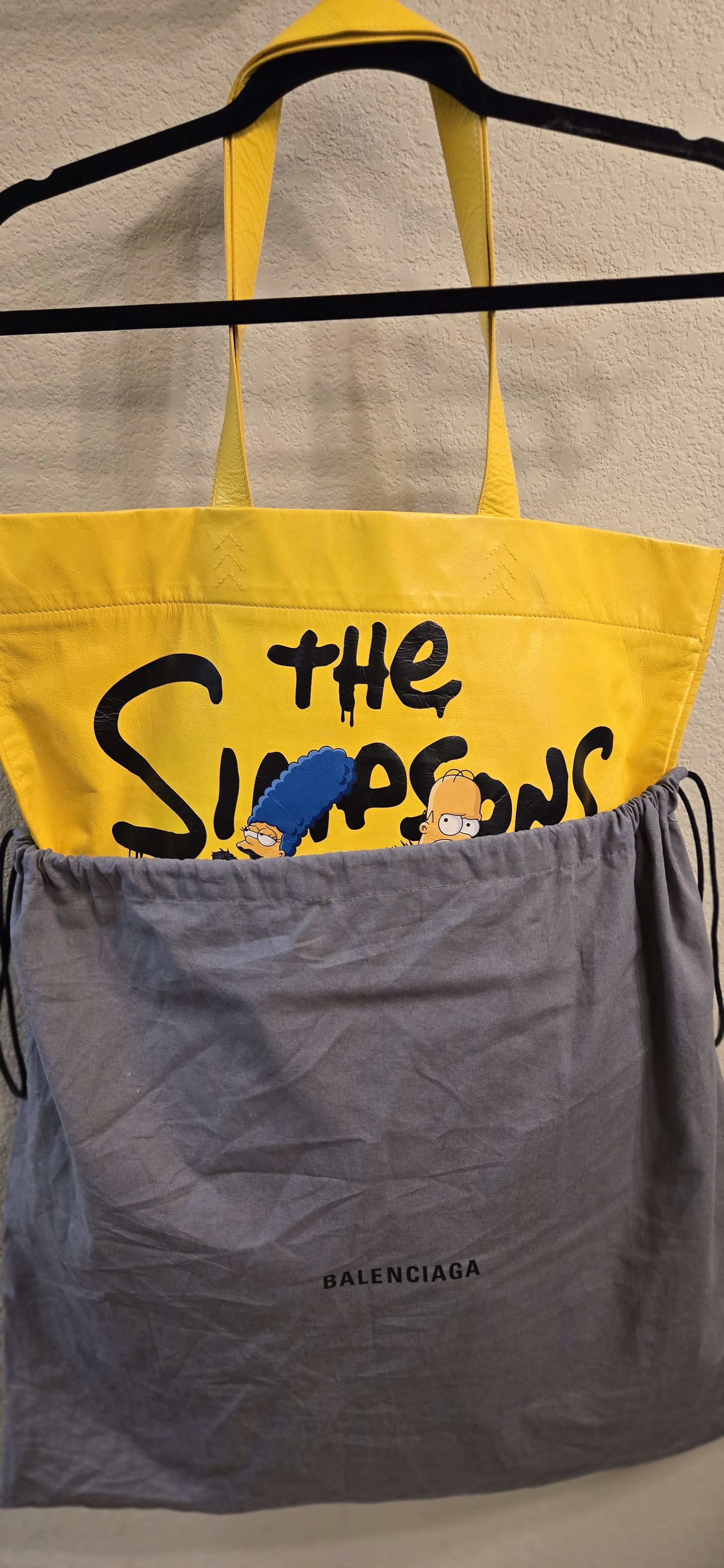 Balenciaga Balenciaga The Simpsons Yellow tote bag bondage Size ONE SIZE - 4 Thumbnail