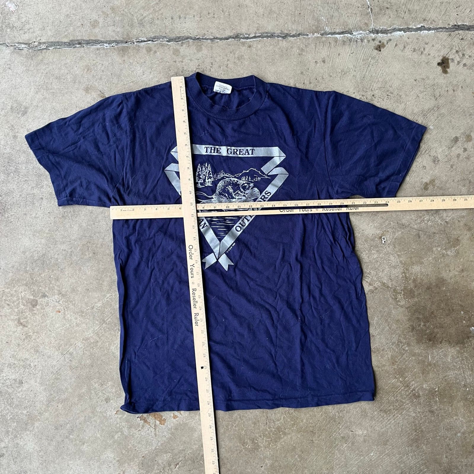 Vintage VINTAGE THE GREAT CANADIAN OUTDOORS BLUE SHIRT 90S LRG Size US L / EU 52-54 / 3 - 5 Thumbnail