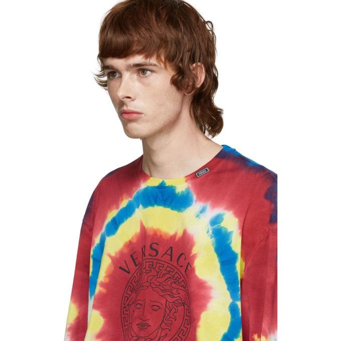 Versace o1y0525 Logo Crewneck T-Shirt in Multicolor Size US L / EU 52-54 / 3 - 4 Thumbnail