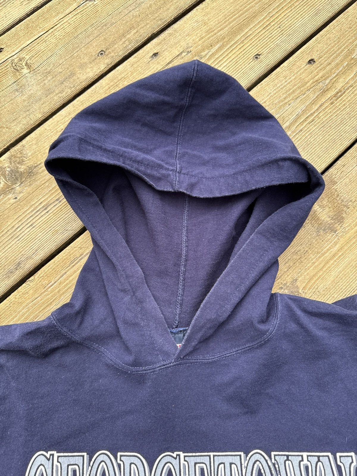 Vintage Vintage Georgetown Hoyas Lightweight Hoodie Made In USA Size US L / EU 52-54 / 3 - 6 Thumbnail