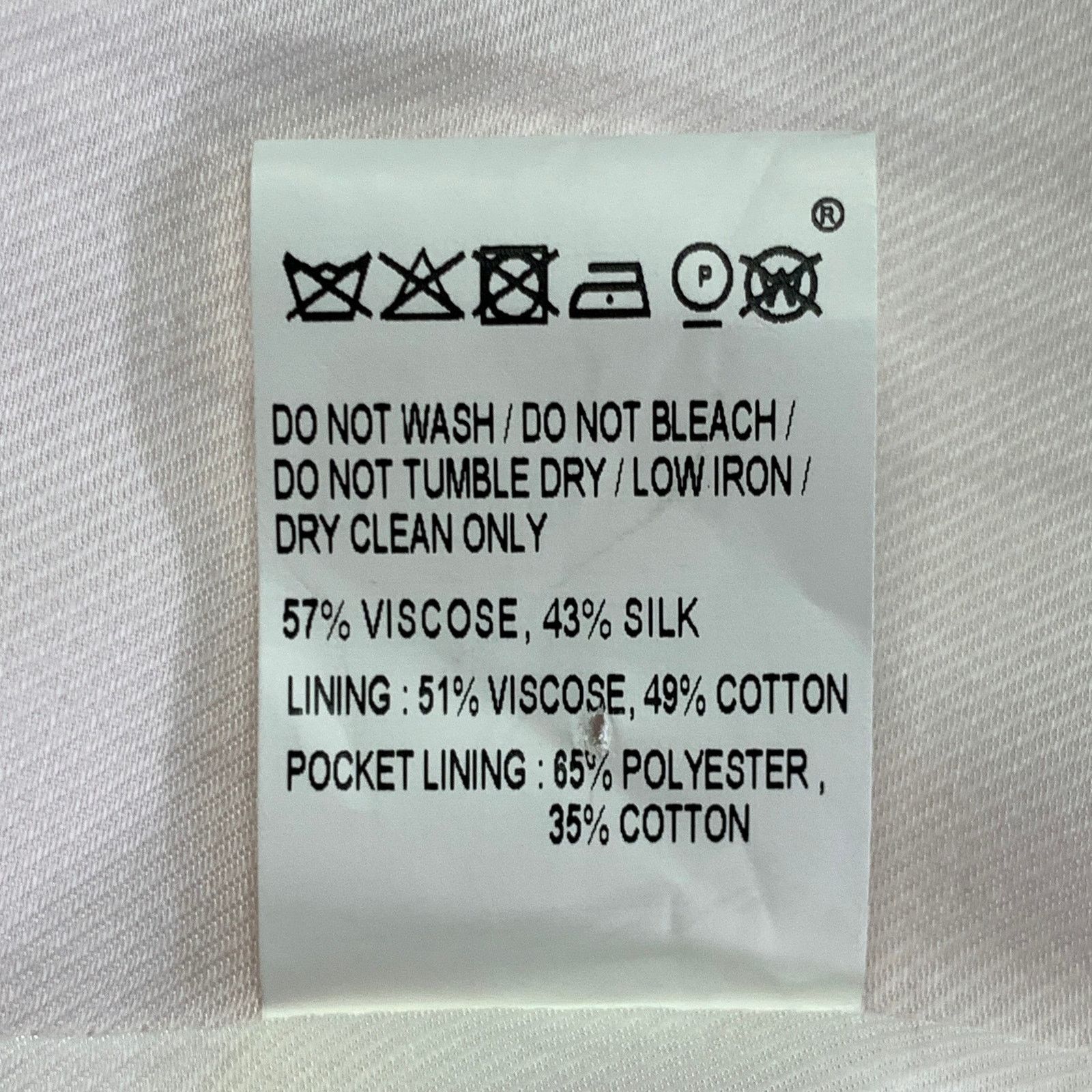 Jacquemus S Le Coup de Soleil Pink White Viscose Silk Notch Lapel Size S / US 4 / IT 40 - 7 Thumbnail