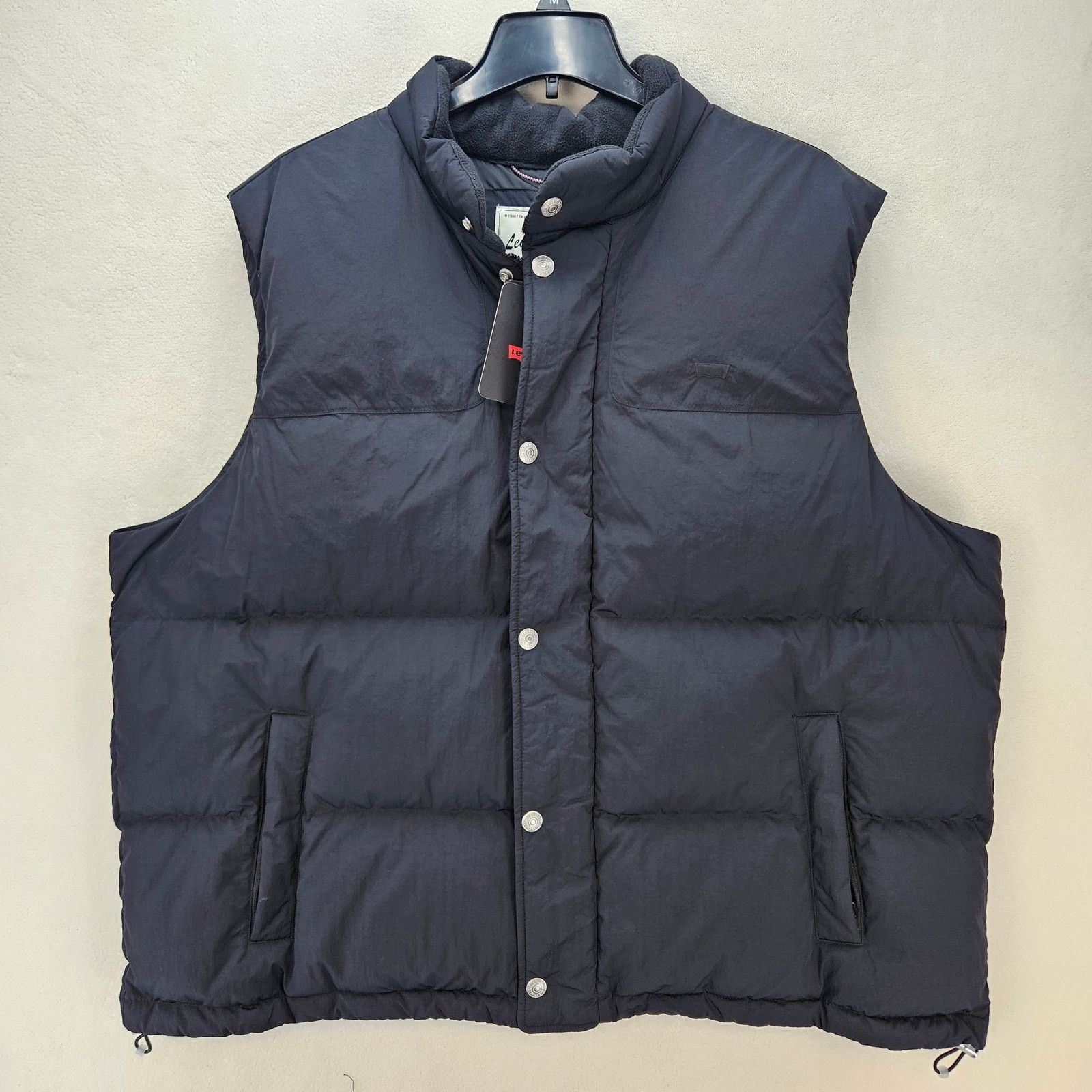 Levi's LEVI'S MEN'S XXL BLACK ROCKRIDGE PUFFER VEST DOWN FULL ZIP Size US XXL / EU 58 / 5 - 1 Thumbnail